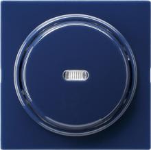 Abdeckung und Wippe mit Kontroll-Fenster für Wippschalter und Wipptaster, S-color, Blau, Gira 029046