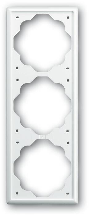 Busch-Jaeger Abdeckrahmen 3-fach Rahmen 1723-74, Busch Impuls, alpinweiß (2CKA001754A2437)