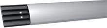 Hager SLA180750ELN Aufbodenkanal mit 4 Kammern, 18x75 mm, aluminium, 2m