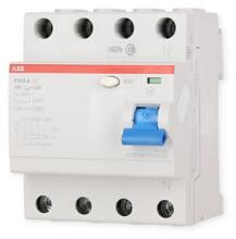 ABB F204A-25/0,3 FI-Schalter, 25A/0,3A, 4-Polig, Typ A (2CSF204101R3250)