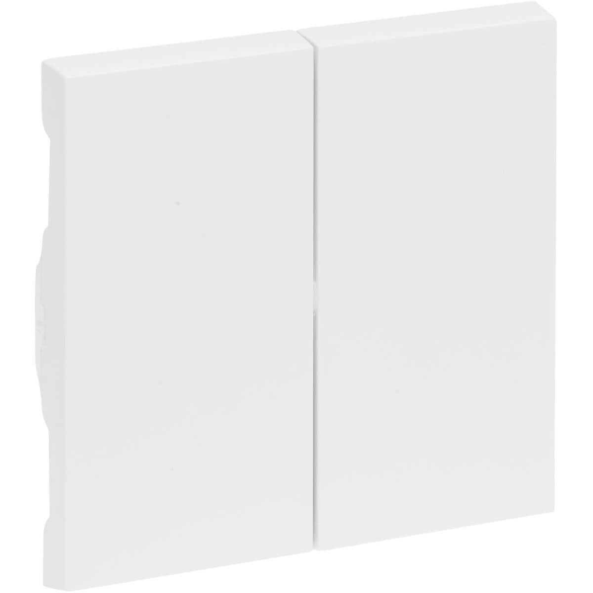 Legrand SEANO Serienwippe für Serienschalter, Doppelwechselschalter und Doppeltaster, ultraweiß (765108)