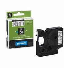 Dymo D1-Schriftband, 6mmx7m, schwarz auf gelb (S0720770)