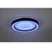 Reality Arco Deckenleuchte LED Schwarz, 1-flammig, Fernbedienung, Farbwechsler, 22W, 2500lm (R65091032)