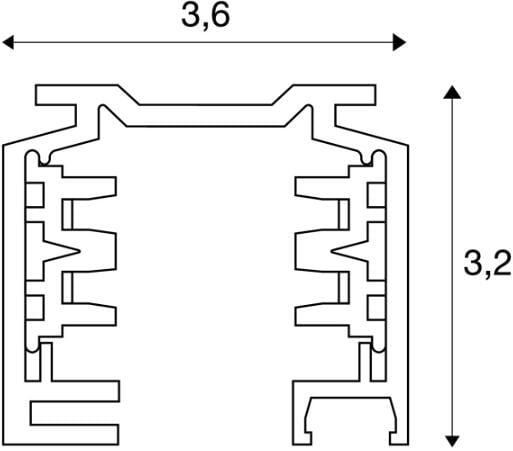 LÄNGSVERBINDER Für EUTRAC Hochvolt 3-Phasen-Aufbauschiene – Professionelle Elektroinstallation