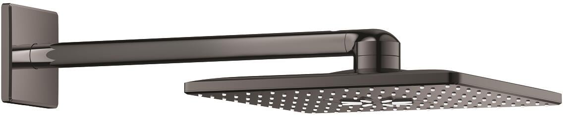 GROHE Rainshower Smartactive 310 Cube Kopfbrauseset, 430mm, 2 Strahlarten, hard graphite (26479A00)