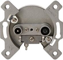 Kopp 923900001 Antennensteckdose, 2-fach, TV/RF, UP, IP20, Durchgangsdose und/oder Enddose