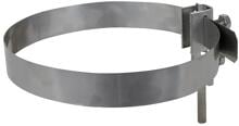 Dehn BRS 27.168 Z AK1X10 2X6.8 V2A BS-Bandrohrschelle mit Zacken, 27-168mm (540200)