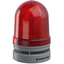 Werma EvoSIGNAL Midi TwinLIGHT Combi 12/24 V AC/DC RD, Dauerlicht, rot (461.110.70)