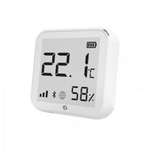 Shelly Sensor "Plus H&T", WLAN Temperatur & Feuchtigkeitssensor, Akku, Weiß (211570)