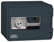 Burg Wächter FP 44 E Feuerschutztresor, mit Schublade, elektronisches Zahlenschloss, LCD-Display, Stahl, anthrazit (34770)