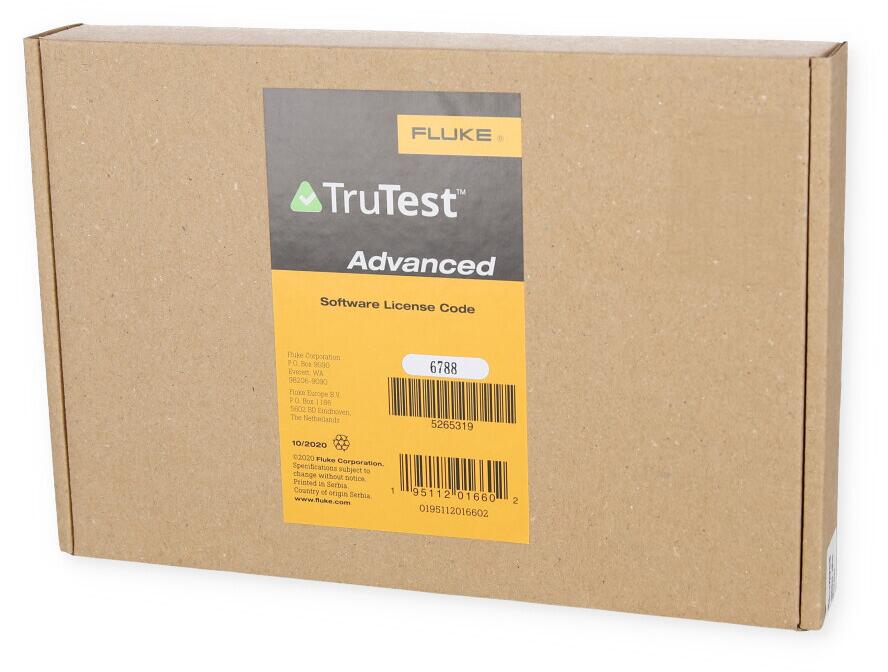 Fluke TruTest-Software Lizenzcode – Advanced (5265319) Elektroshop Wagner