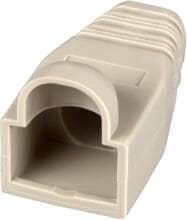 EFB-Elektronik RJ45 Knickschutztülle, mit Rastnasenschutz, VPE 100 Stück, beige (37546.1-100)