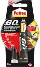 Henkel Pattex 60 Sek. Universalkleber, Tube 20g (PUK6K)