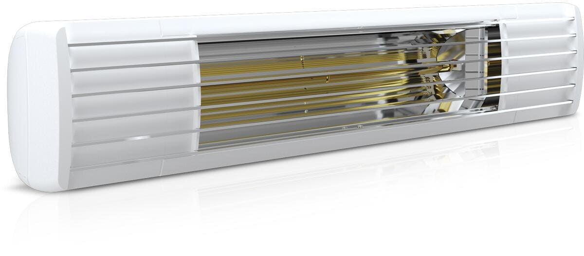 Etherma ET-EXO-PRO-2500RC-W Infrarotstrahler, Funk, 2.5kW, IP65, beheizbare Fläche 18m², weiß (45008)