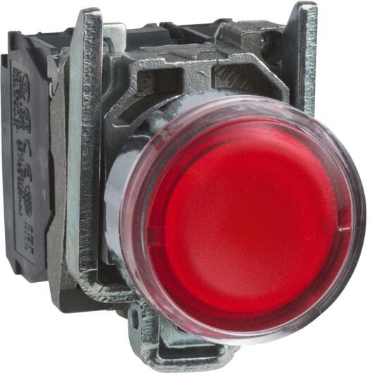 Schneider Electric XB4BW34B5 LED-Leuchtdrucktaster, 22 mm, rot