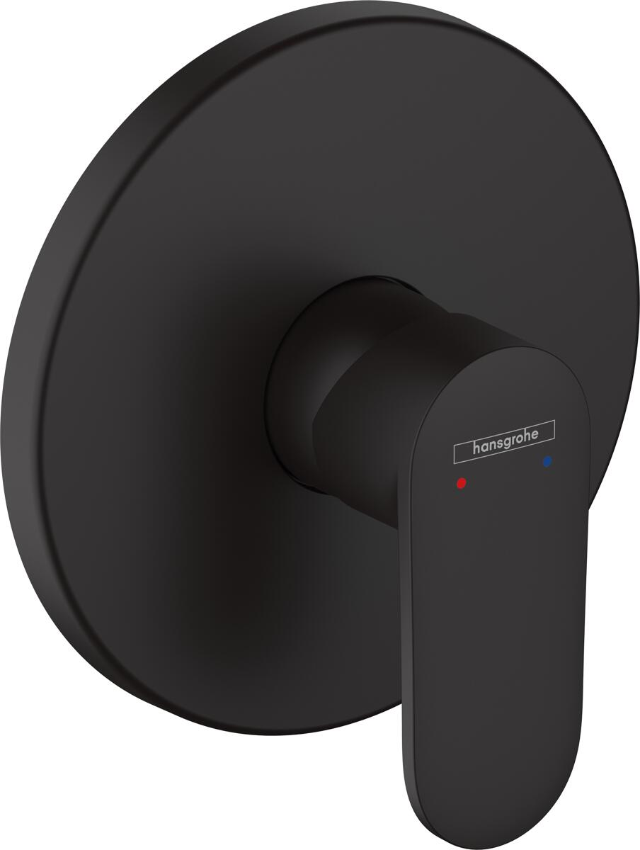 hansgrohe Vernis Blend Einhebel-Duscharmatur Unterputz für iBox universal, Messing, 29,3 l/min, mattschwarz (71667670)