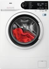 AEG LSR6FA70268 6000 ProSense SlimDesign 6 kg Frontlader Waschmaschine, 59,5 cm breit, 1200U/Min, ProSense, Schontrommel, Startzeitvorwahl, Anti-Allergie mit Dampf, weiß (914343129)
