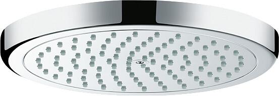 hansgrohe Croma Duschkopf 220 1 Strahlart wassersparend, Metall, 9 l/min, 220 mm, Chrom (26465000)