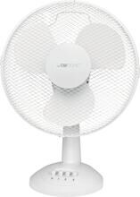 Clatronic VL 3602 Tischventilator, Ø 30cm, 3 Geschwindigkeiten, oszillierend, Metallschutzgitter, weiß (263699)