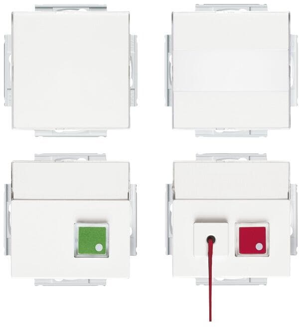 Busch-Jaeger 1510 UC-84-101 Rufsysteme, Ruf-Set für Behinderten-WC future linear Nach DIN VDE 0834, weiß (2CKA001582A0424)