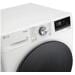 LG F4WV708YC 8kg Frontlader Waschmaschine, 60 cm breit, 1400 U/min, Kindersicherung, ThinQ, Mengenautomatik, AI DD Textilerkennung, weiß