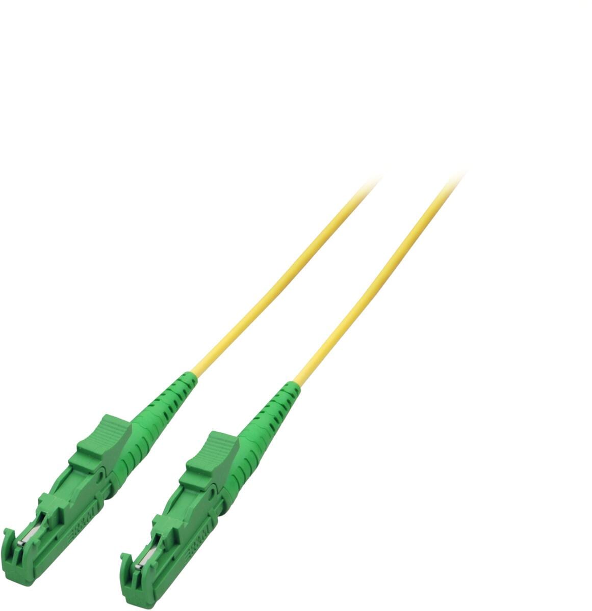 EFB-Elektronic Simplex LWL Patchkabel E2000 /APC-E2000 /APC 9/125μm, G657A, gelb, 3.0mm, 8m (O0833.8)
