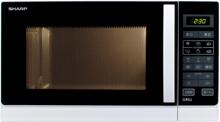 Sharp R742INW, Mikrowelle 25 l (900W), Grill (1000 W), Auto-Menü-Option, silber