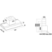 Falmec Move Flachschirmhaube, 60cm breit, 800 m3/h, voll versenkbarer Auszug, Metallfettfilter, LED-Beleuchtung, Schwarz (100282)