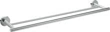 hansgrohe Logis Universal Doppelbadetuchhalter, Messing, Chrom (41712000)
