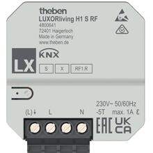 Theben LUXORliving H1 S RF UP 1-fach Funk-Heizung (4800641)