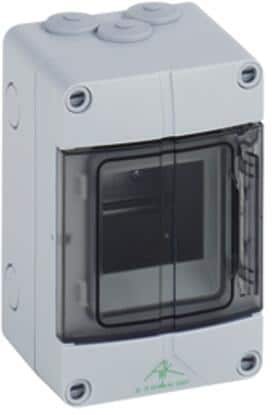 Spelsberg AK 03 Kleinverteiler, 3 Teilungseinheiten, 1-reihig, IP65, grau (73540301)