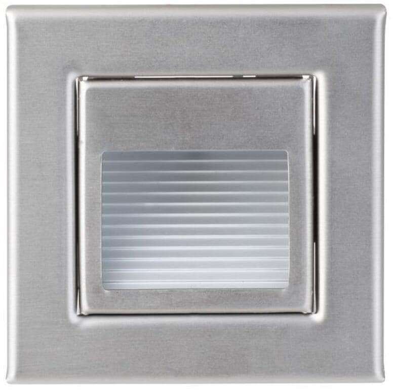 Brumberg LED-Wandeinbauleuchte, 1,2W, 60lm, 6500K, edelstahl (10129205)