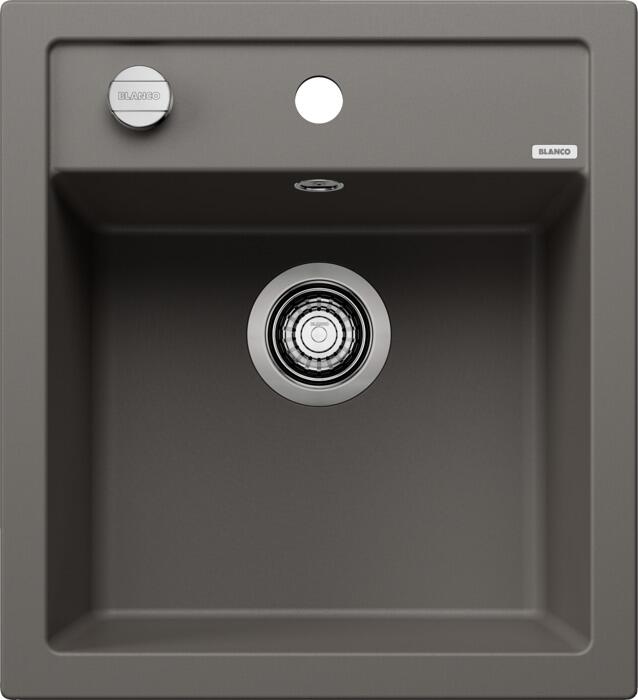 Blanco Dalago 45 Granitspüle mit Ablauffernbedienung, vulkangrau (527242)