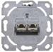 Telegärtner Modulaufnahme AMJ-SL, 2fach, UP/0 flex Module, Cat.6a T568A (100022982)