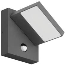 Brumberg APORIA LED-Wandanbauleuchte 230 V AC, 50Hz, 14W, 650lm, 3.000K, IP54, schaltbar, graphit struktur (65131103)