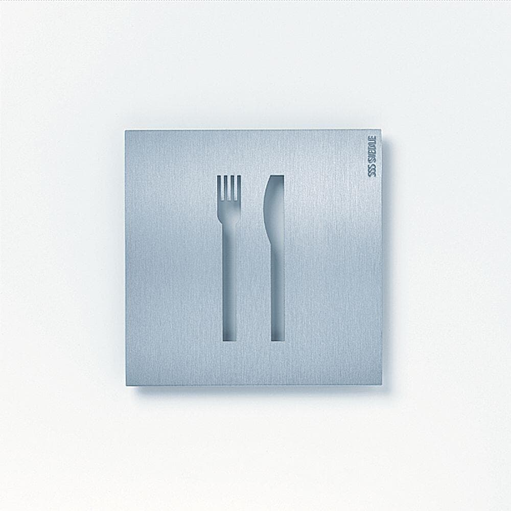 Siedle OSP 0002 Orientierungsschild, Edelstahl gebürstet (200032634-00)