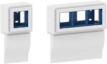 GGK 4D 20x80-Dx Geräteträger für 4D E-Sockelleistenkanal, Leerdose, universell, weiß 