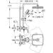 GROHE Tempesta Cosmopolitan System 250 Duschsystem, mit Einhandmischer, Wandmontage, Duscharm 390 mm, EcoJoy, chrom