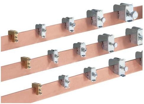 Rittal SV 3452.500 Leiteranschlussklemme, 16-50 mm², Klemmraum BH: 10,5x11 mm, für Schienenstärke 5 mm