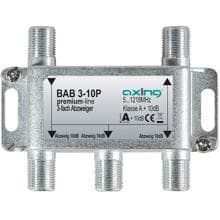 Axing BAB 3-10P Abzweiger 3fach, 5-1218MHz brummentkoppelt, Klasse A+, Vodafone (BAB00310P)