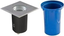 EVN Bodeneinbau, quad., schwenkbar, IP67, GU10, max. 35W, 230V, EDS / Alu (678435)