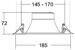 Brumberg DIOS MICRO LED-Einbaudownlight, Multilumen, rund, Ø 185mm, 7.9W, CRI>90
