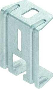 Niedax DB10 Deckenbügel, 80 mm, zum Anschrauben an Gewindestange M10, bandverz.