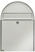Burg Wächter Nordic 3780 Ni Edelstahl-Briefkasten, Öffnungsstopp, Hochformat (36780)