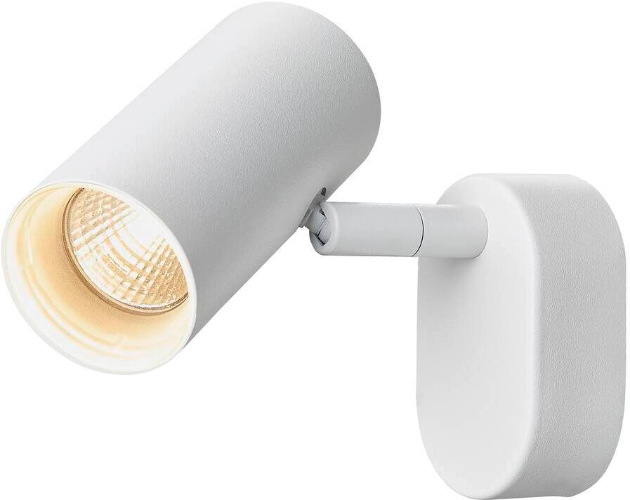 SLV NOBLO Wand- und Deckenaufbauleuchte, single, 2700K, PHASE, 6W, 32°, weiß (1008715)