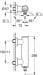 GROHE Atrio Einhand-Brausebatterie, Wandmontage, eigensicher