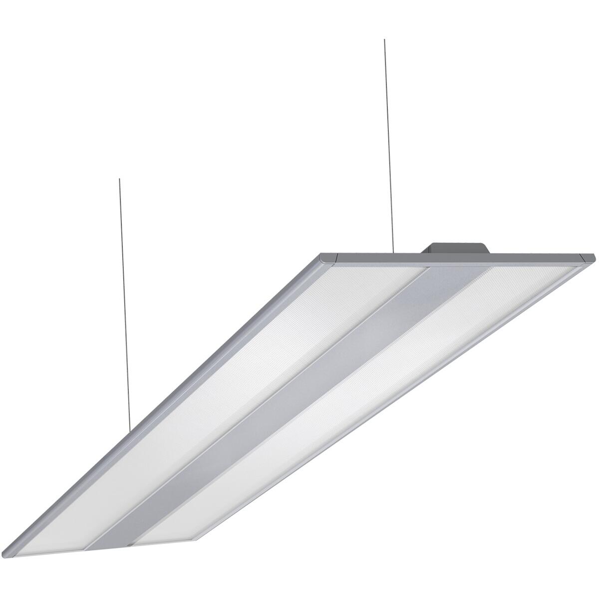 Regiolux kayak LED Pendelleuchte 6414lm, 4000K, 48W, weißaluminium (46205016175)