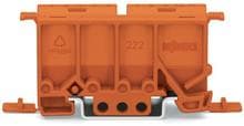 Wago 222-500 Befestigungsadapter für 2- bis 5-polige Klemmen, orange