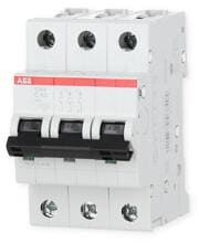 ABB S203-C40 Sicherungsautomat 6kA, 40A, 3-Polig (2CDS253001R0404)