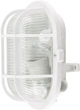 EVN Wandanbauleuchte, IP54, 220-240V, E27, Schiffsarmatur, weiß (SA2701)